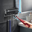 UV Toothbrush Rack with Toothpaste Squeezer