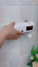 UV Toothbrush Rack with Toothpaste Squeezer