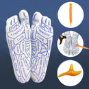 Acupressure Therapy Socks with Massage Stick