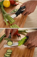 Multi-Function Scissors with Chopping Board