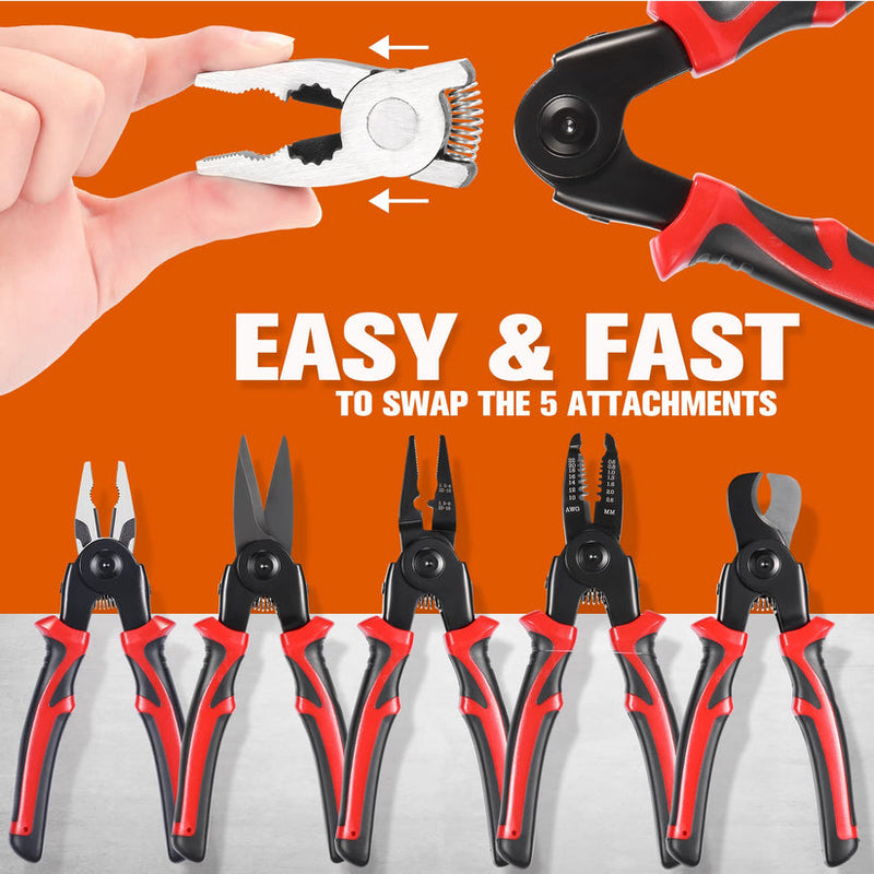 5 In 1 Combination Pliers Tool Kit - Mystery Gadgets 5-in-1-combination-pliers-tool-kit, 