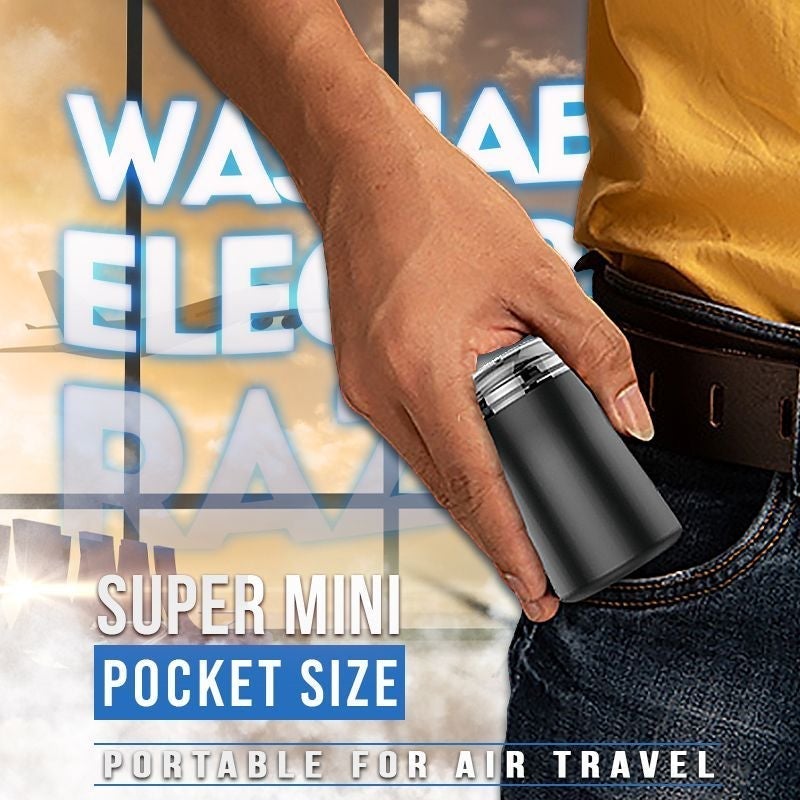 Rechargeable Mini Electric Razor - Mystery Gadgets rechargeable-mini-electric-razor, mens