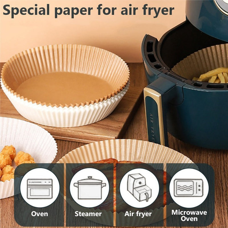 Air Fryer Paper Food Disposable Paper Liner Airfryer Kitchen